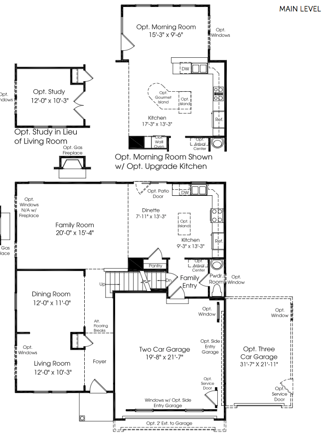 Featured Floorplan The Milan by Ryan Homes Springbank of Plainfield