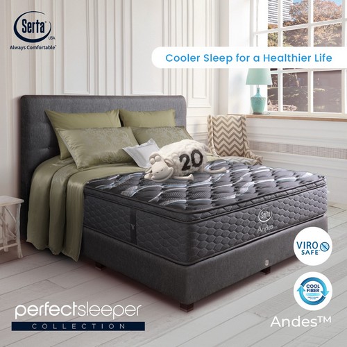 Jual Spring Bed Serta Andes Termurah Springbedbagus