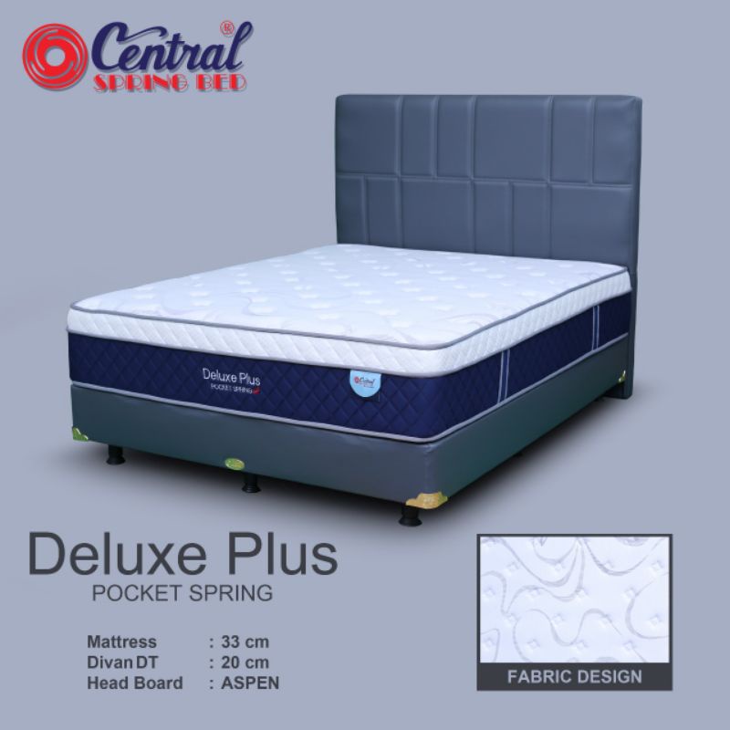 Kasur Central Springbed Deluxe Plus Pocket Springs Toko Springbed