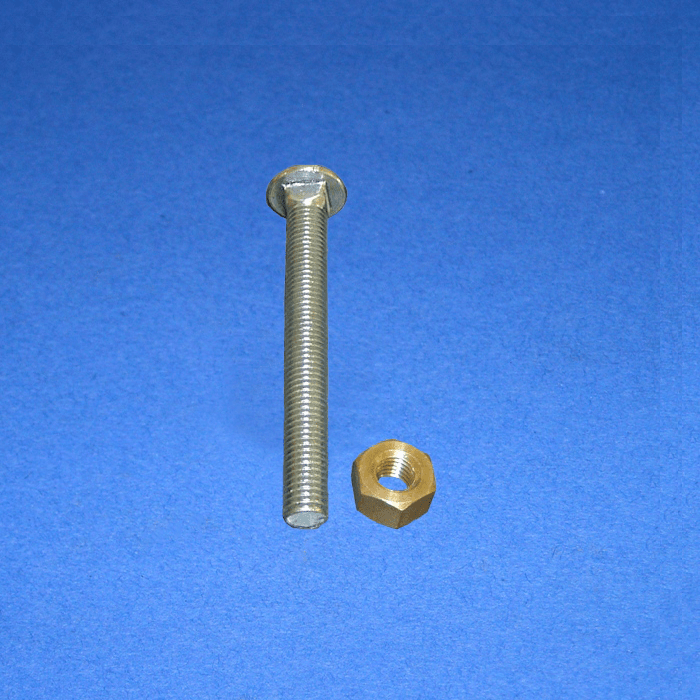 Duraflex Zinc Plated Steel Diving Board Bolt And Nut 5/8 Inch