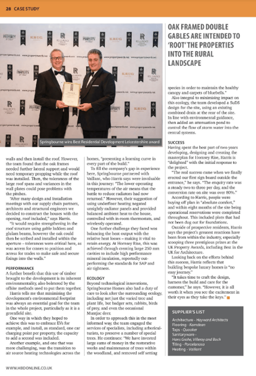 TOP MAG SPOTLIGHTS HORNSEY RISE Springbourne Homes