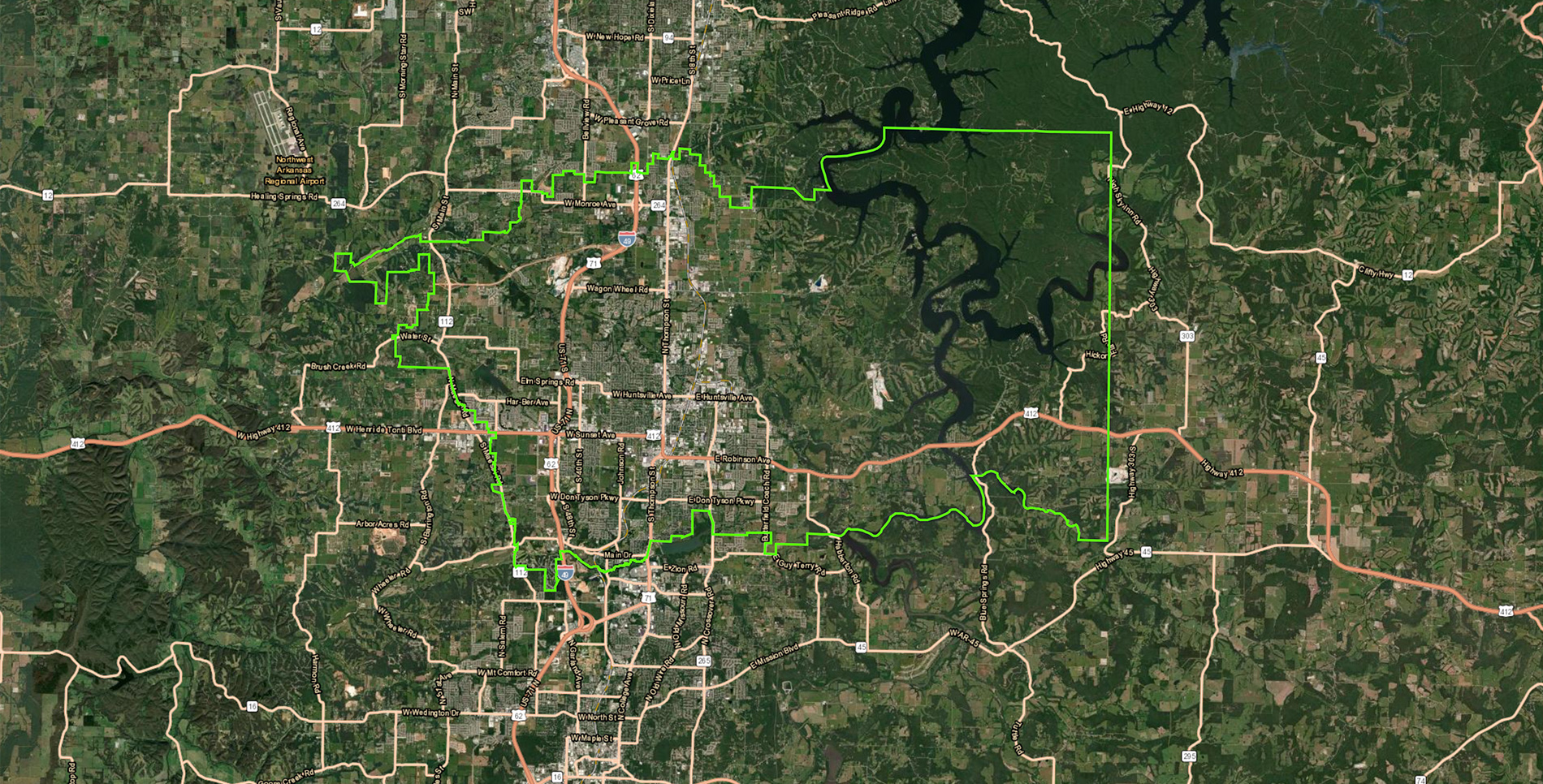 GIS Mapping Springdale Water Utilities