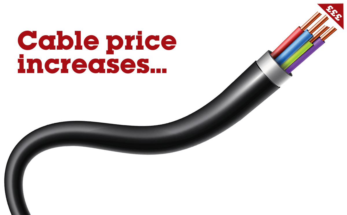 Cable Price Increases Spring Electrical