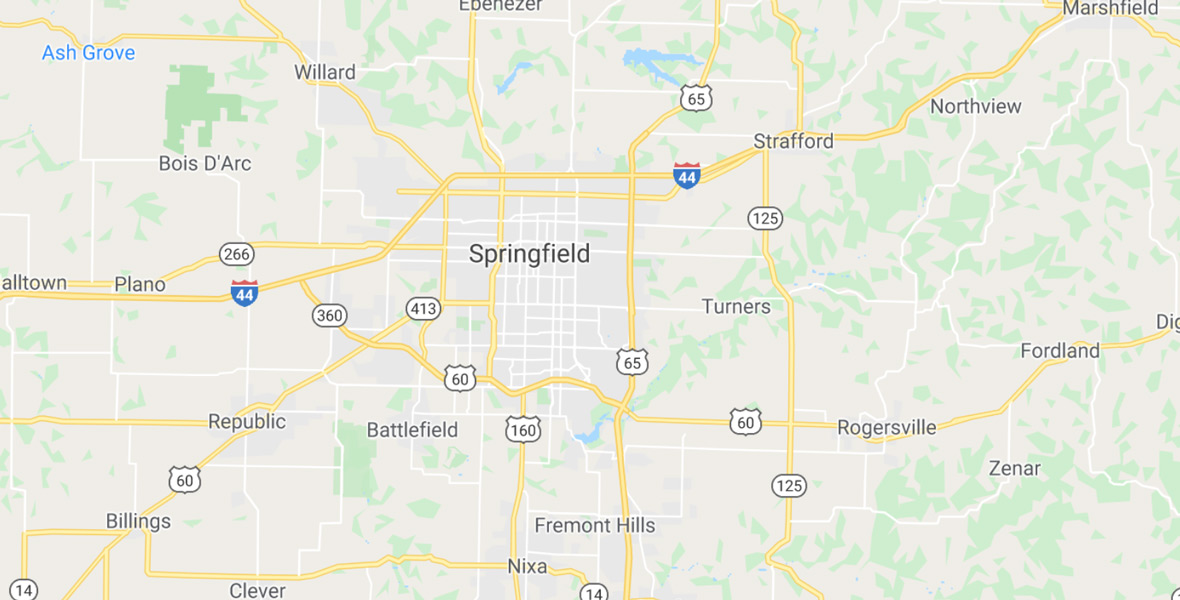 Location Greater Springfield, Missouri