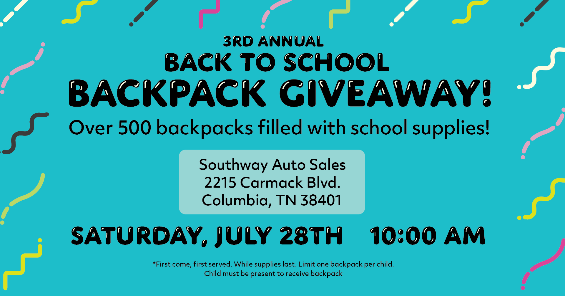 Back To School Backpack Giveaway Spring Hill Fresh Keeping You In The Local Know