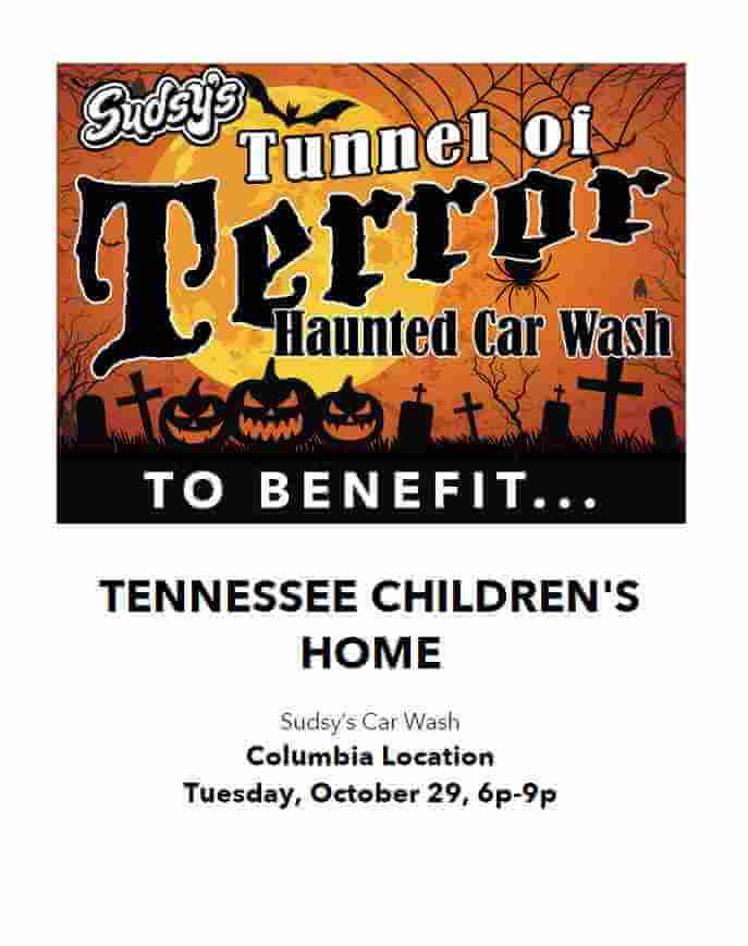 Sudsy’s Tunnel of Terror Haunted Car Wash in Columbia Spring Hill, TN l Spring Hill Fresh