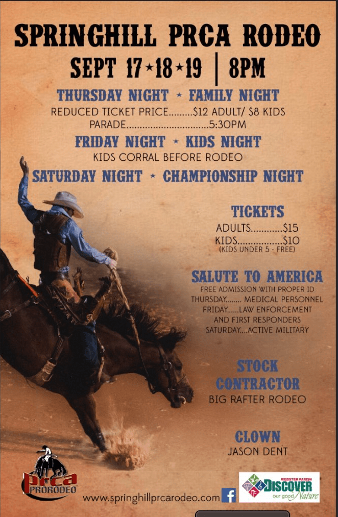 Springhill Rodeo Springhill, LA