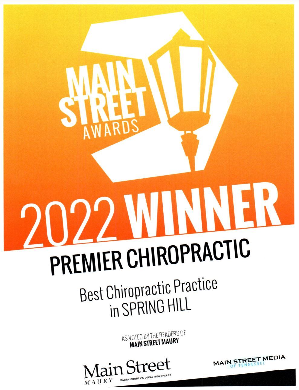 Premier Chiropractic Spring Hill, TN chiropractor Drs. Michael and