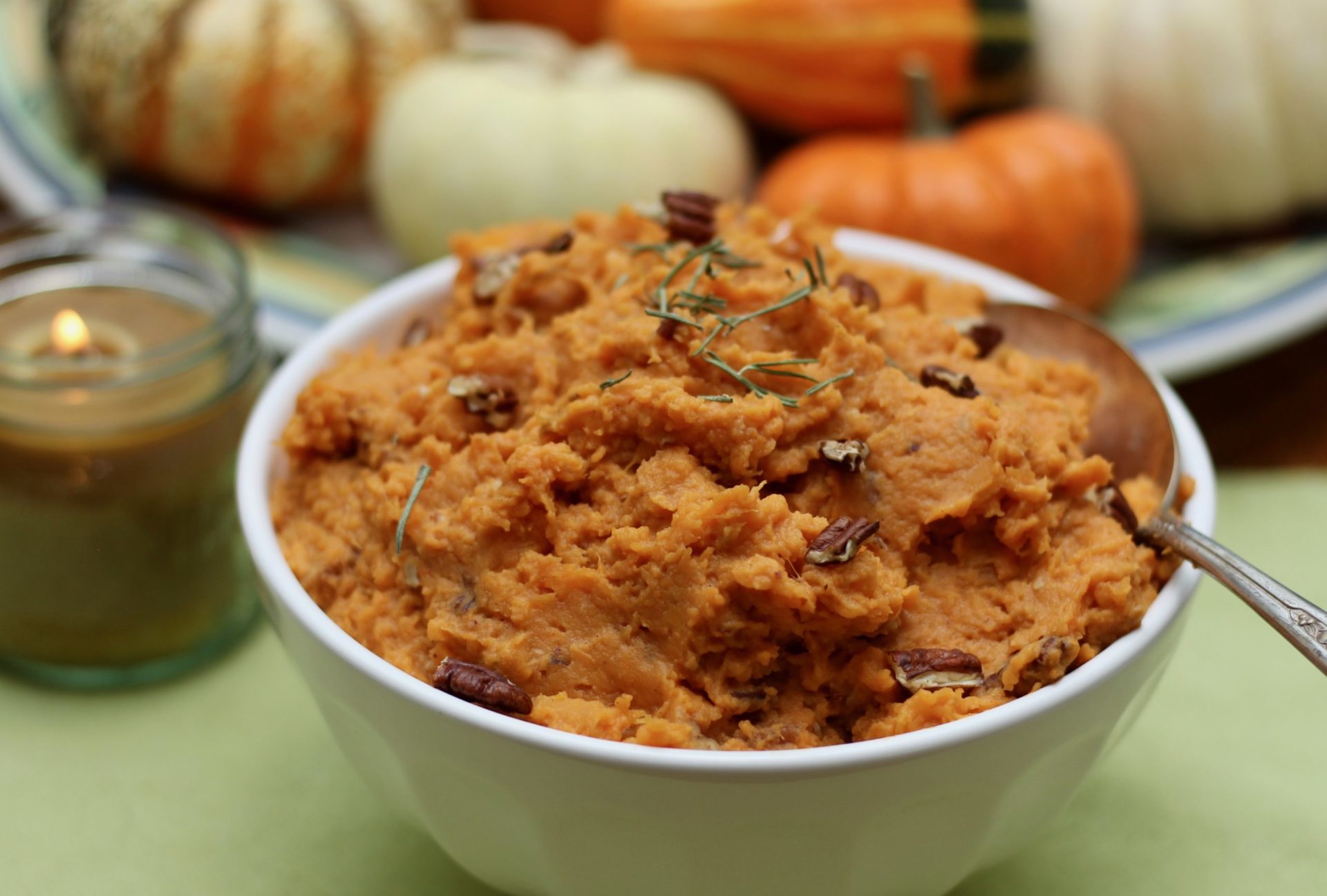 Mashed Sweet Potatoes with Rosemary and Pecans Springhouse Turtle