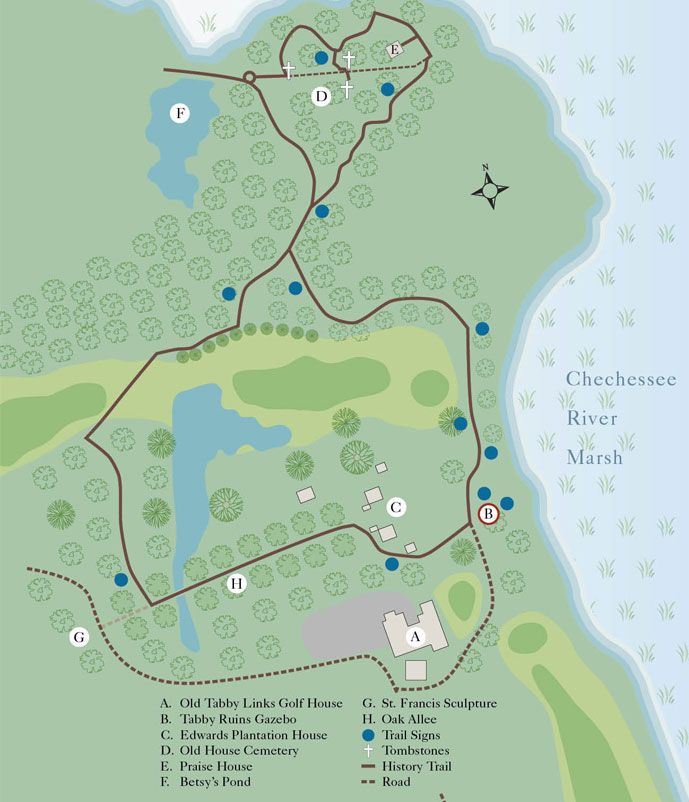 Trail Map Spring Island Trust