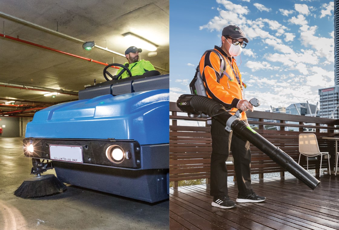 Dual zero emission cleaning equipment Springmount Services