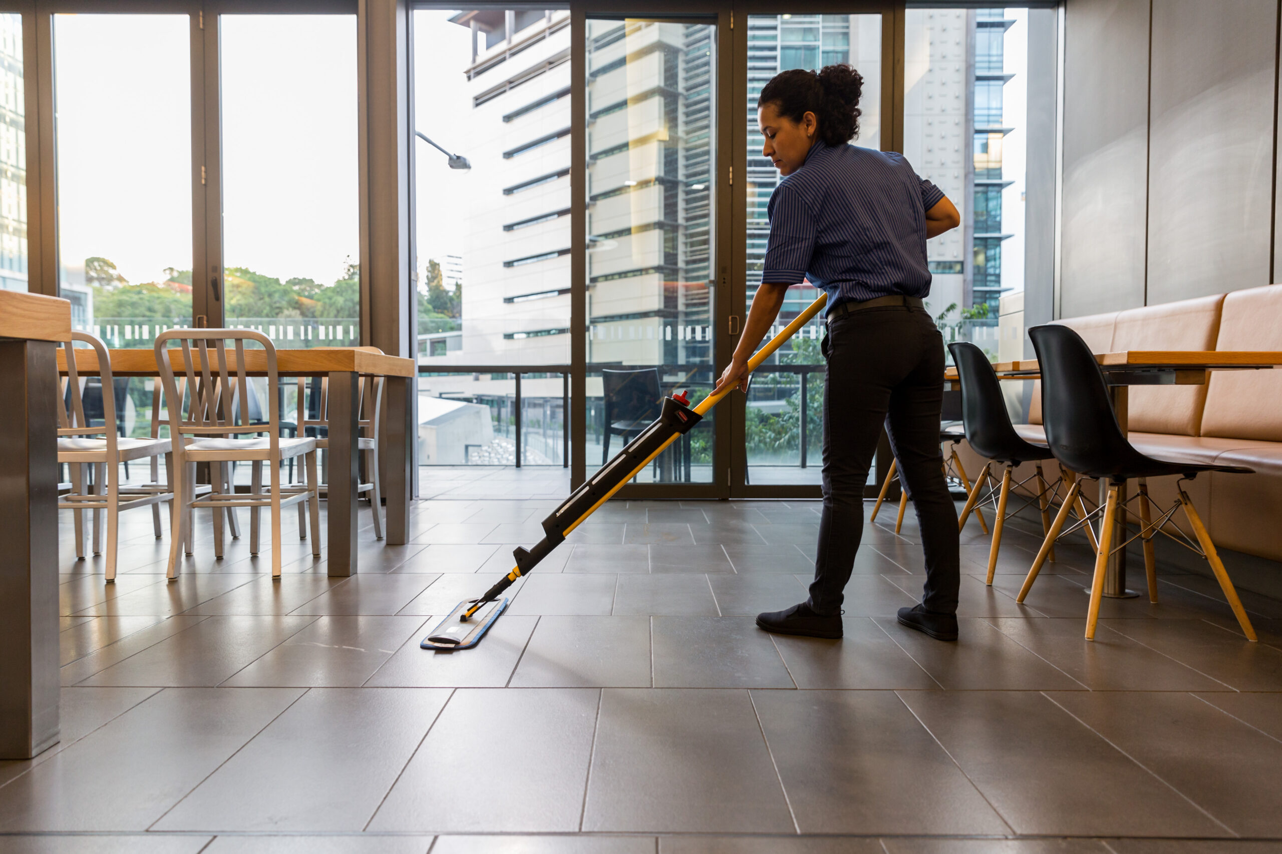 Eating area Food court mopping Springmount Services Commercial