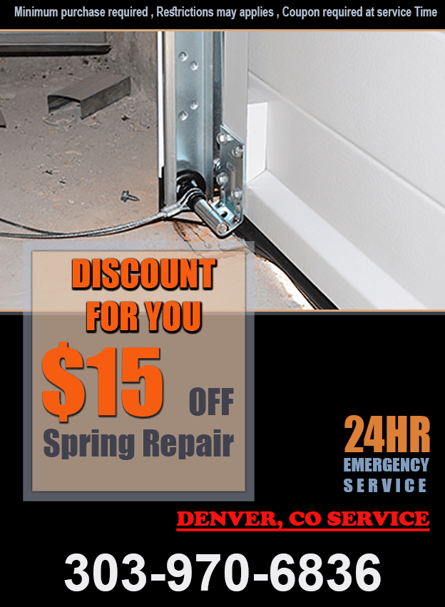 Spring Replacement Denver • Garage door installation services