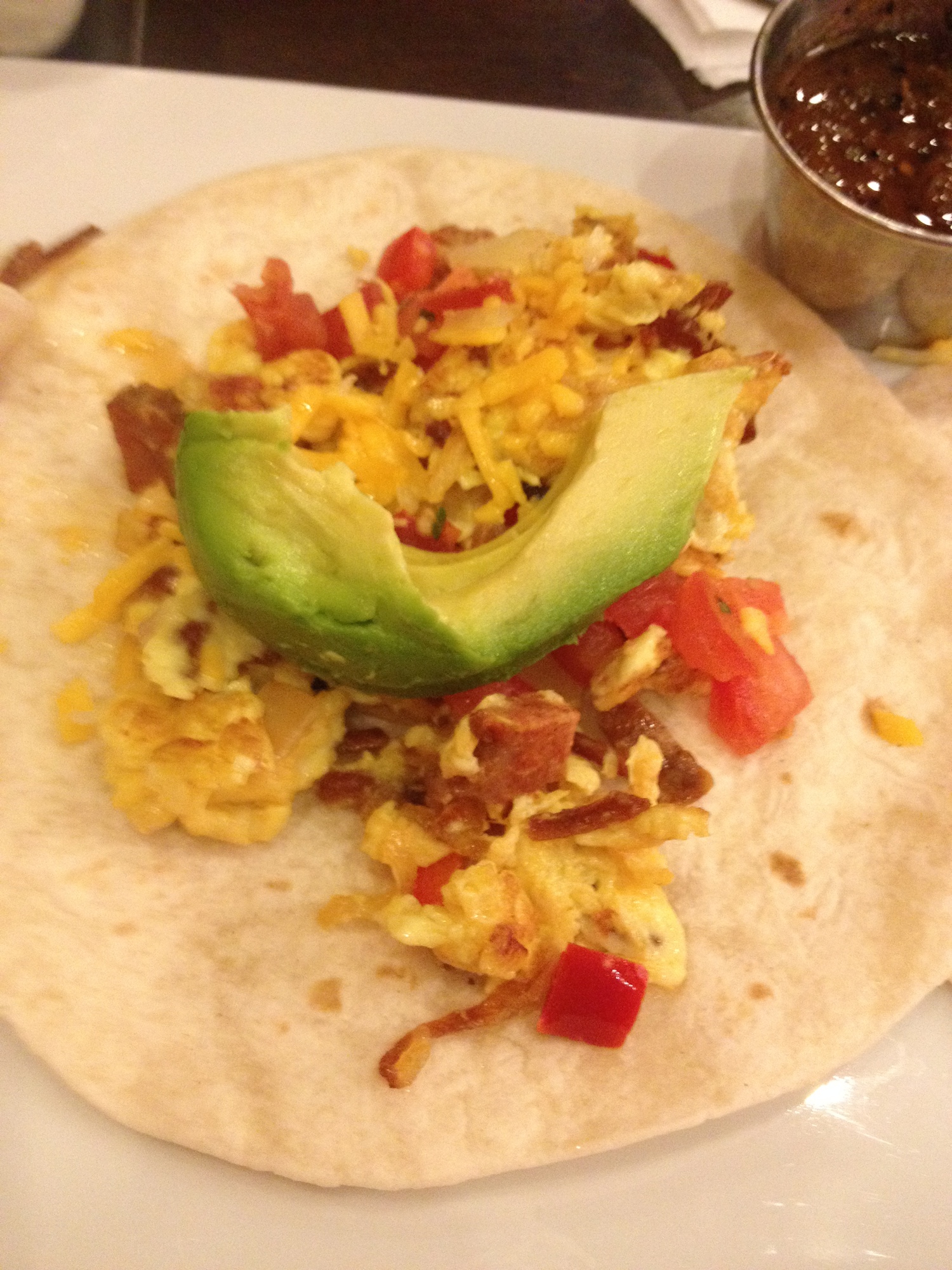 An easy breakfast at Over Easy Springs Native