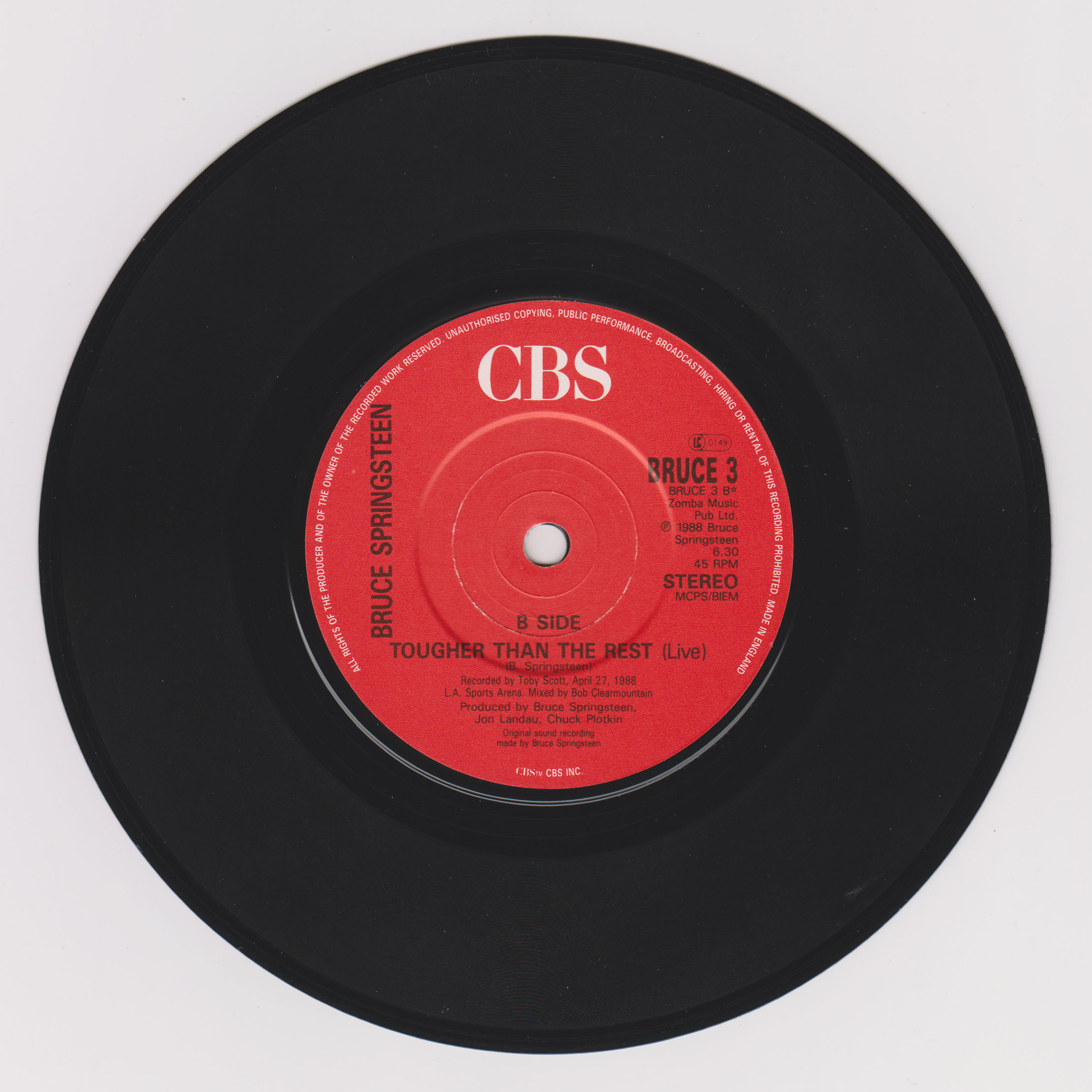 Bruce Springsteen Collection Tougher Than The Rest