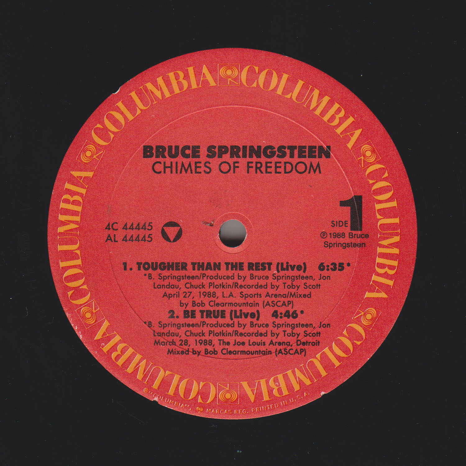 Bruce Springsteen Collection Chimes Of Freedom