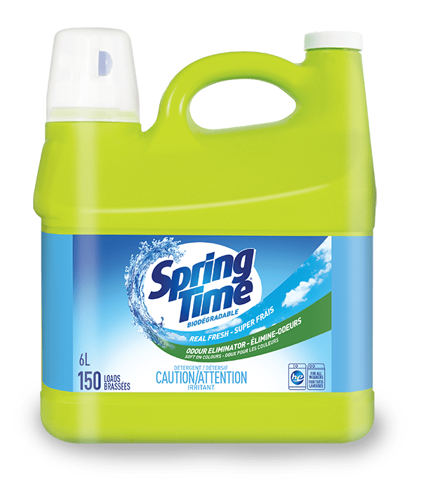 Springtime detergent and bleach products Springtime