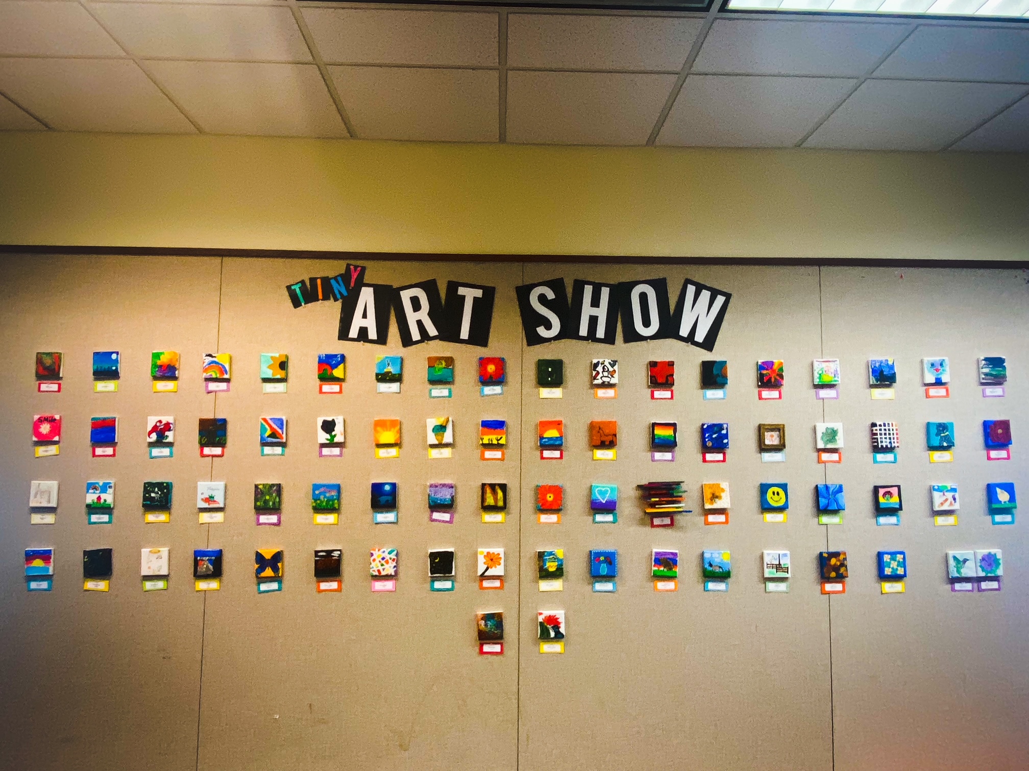 tiny Art Show ends Friday, May 27th!!! Spring Valley Public Library