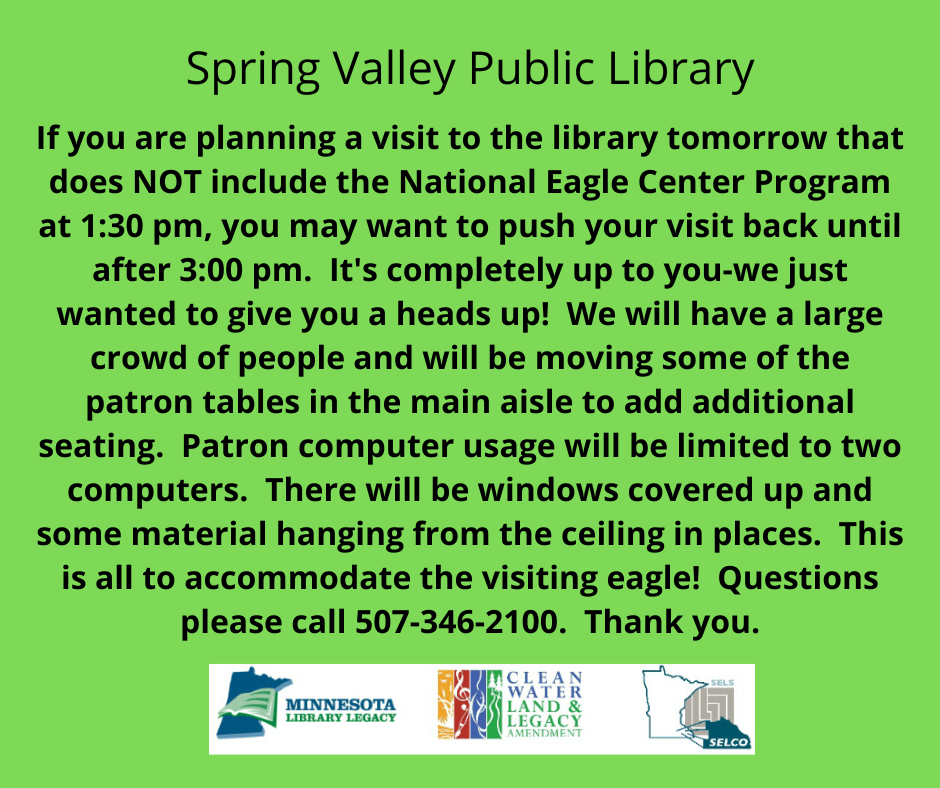 Spring Valley Public Library Serving as a gateway to our current