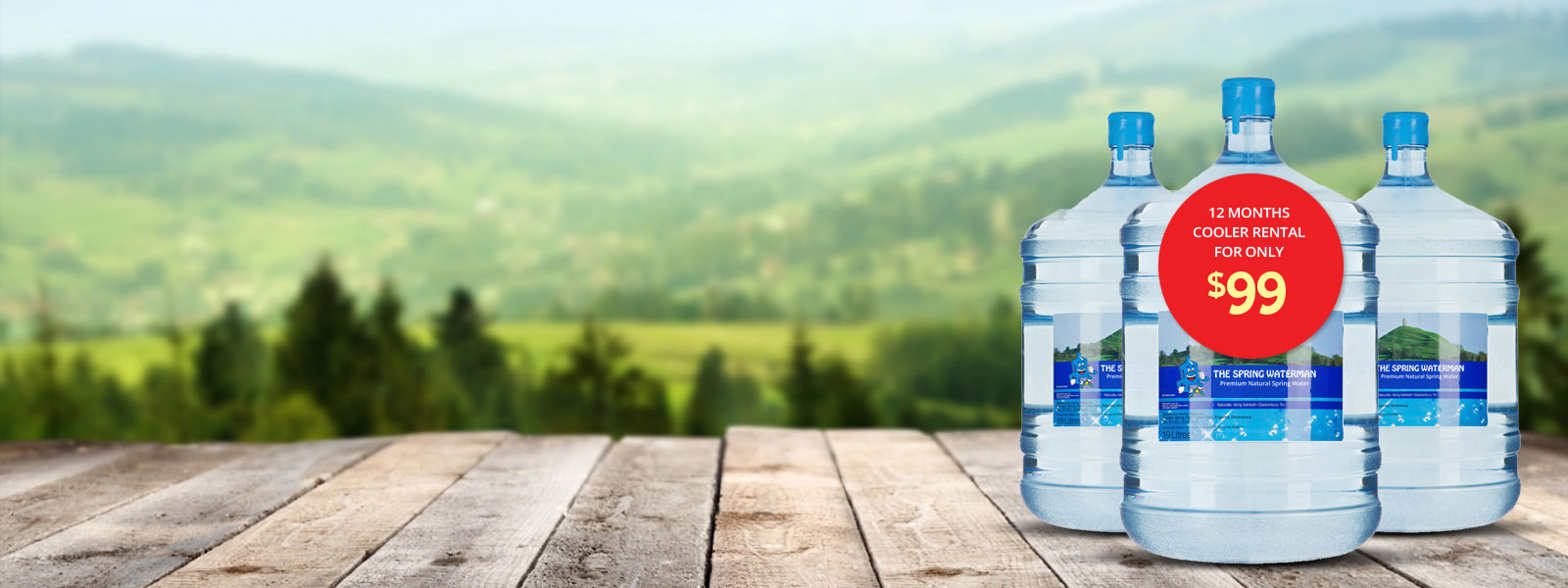 Natural Spring Water Delivery Gold Coast & Brisbane The Spring Waterman