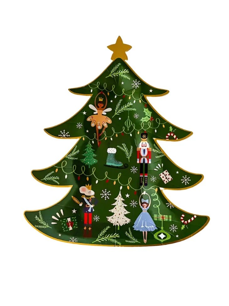 Christmas Tree Plate Sprinkle BASH