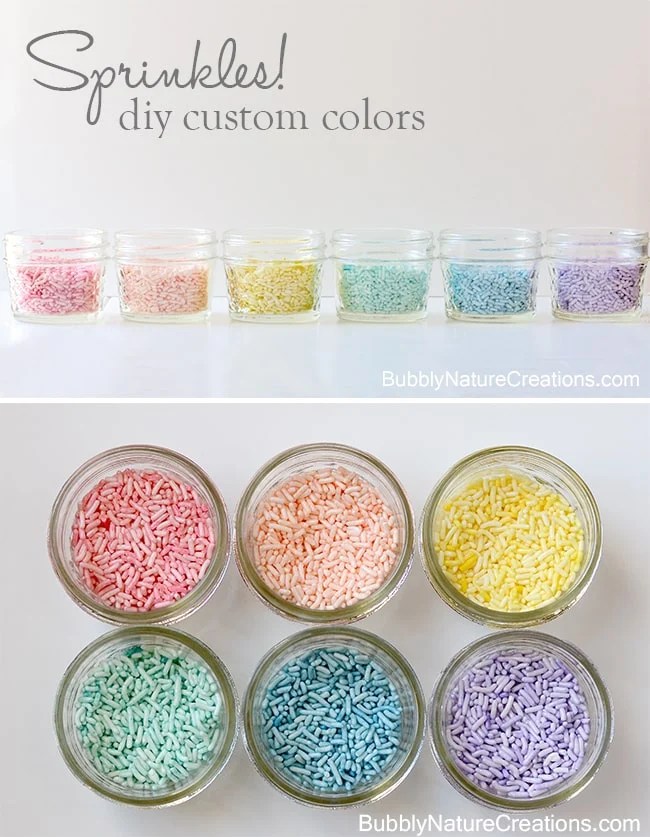 Sprinkles! {diy custom colors}