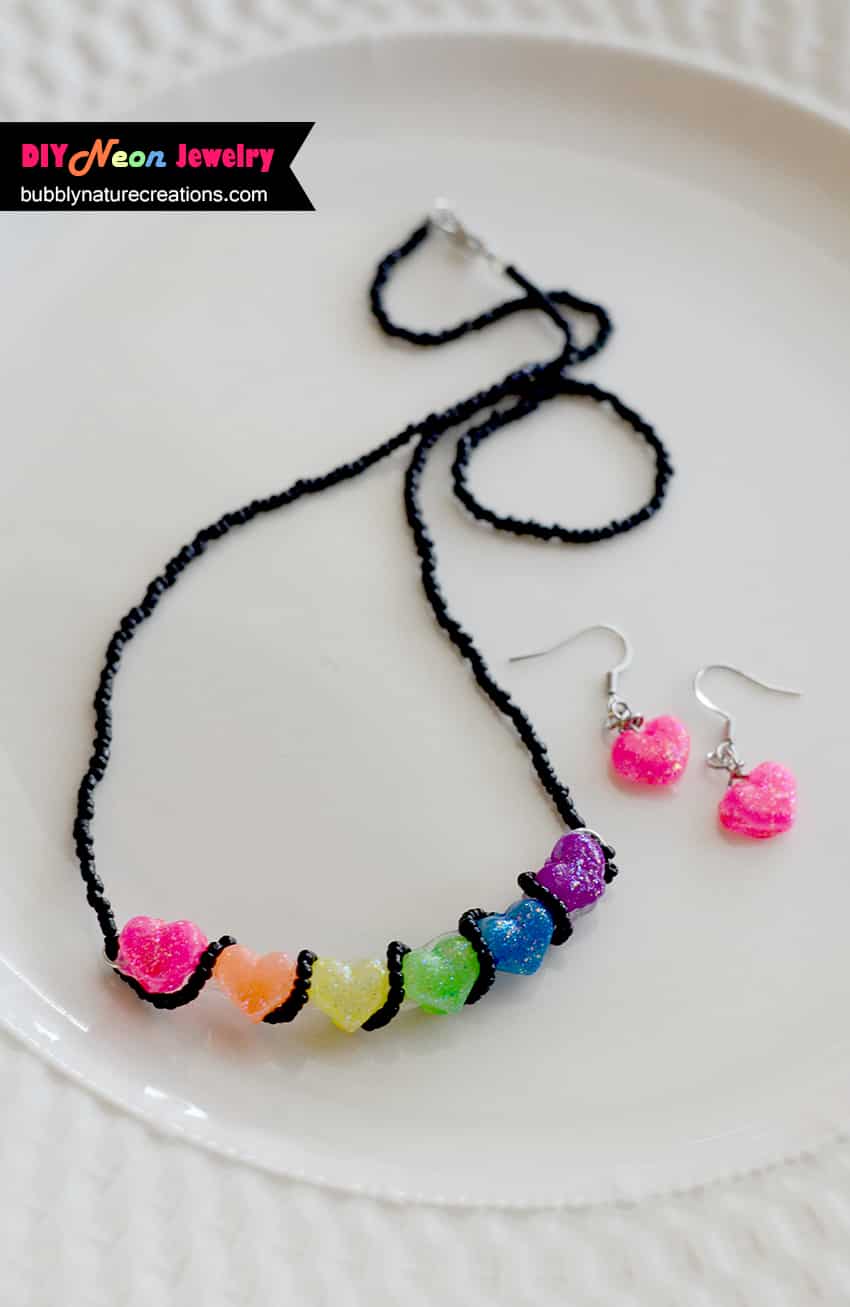 DIY Neon Jewelry ⋆ Sprinkle Some Fun