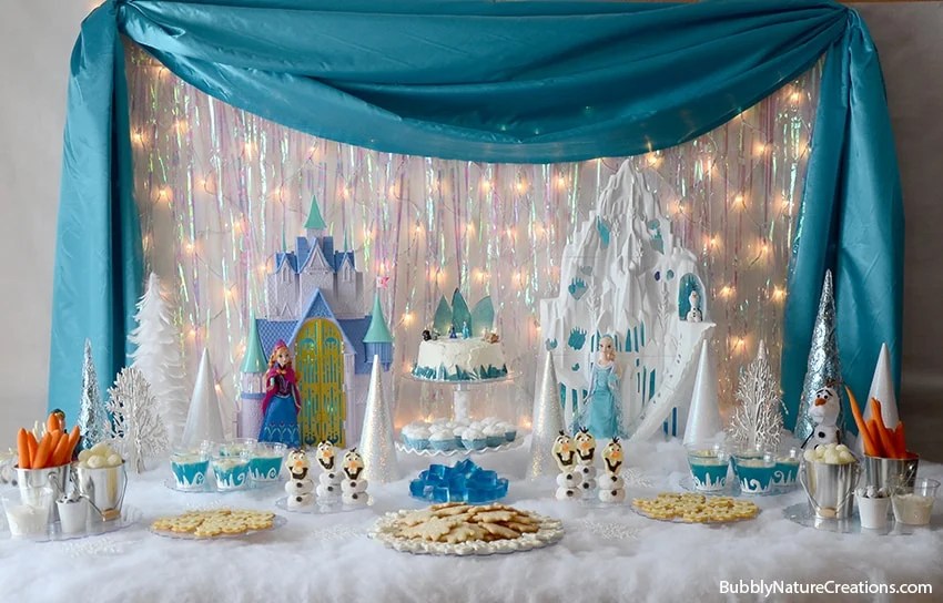 Disney Frozen Party Ideas with Cakes, Games and Decor