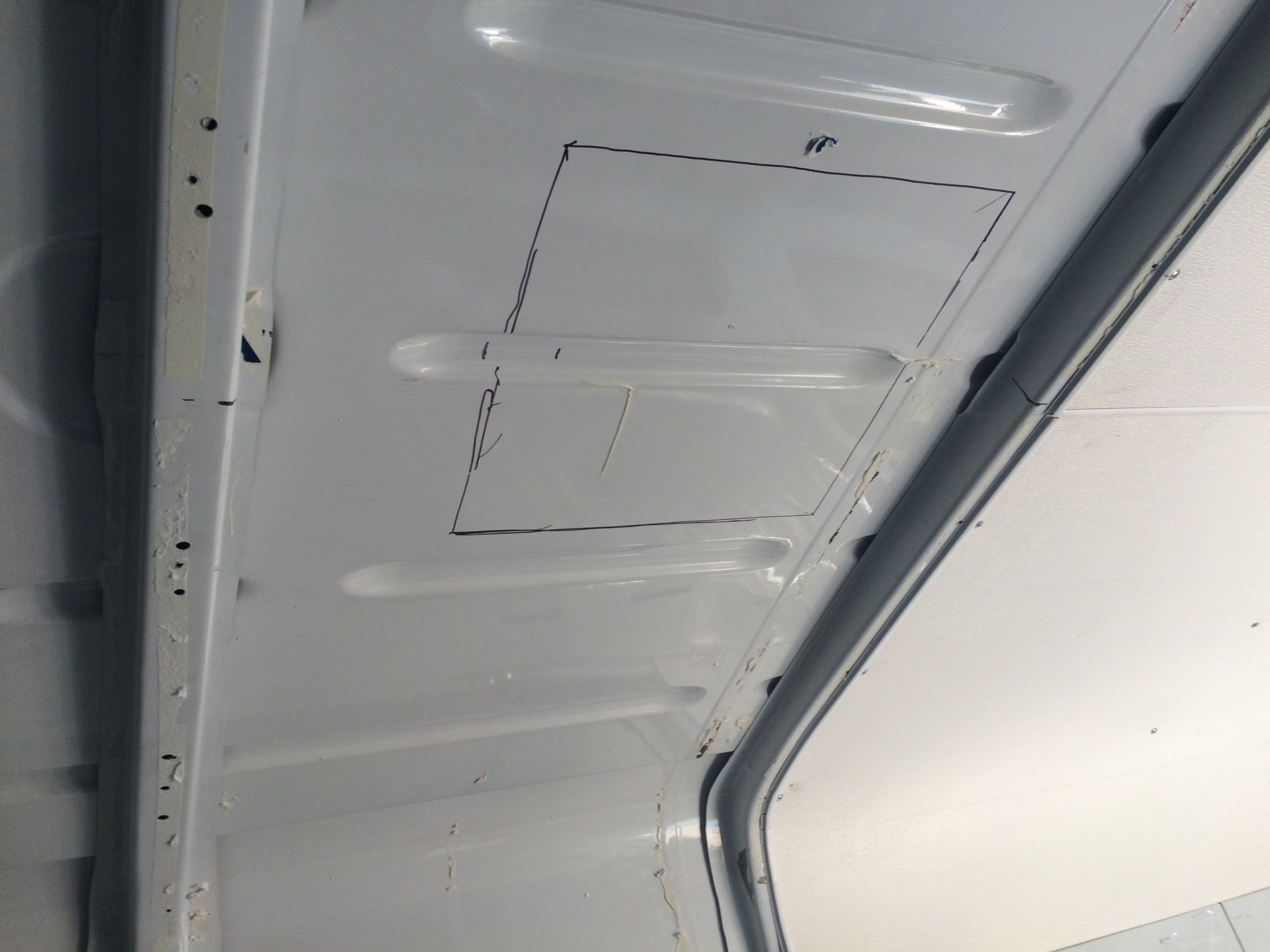Adding a rear rooftop AC to a Sprinter Van Sprinter Camper