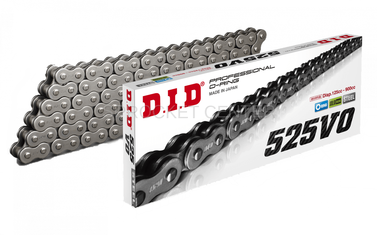 DID Chain 525VO O'ring Chain NATURAL (choose length)