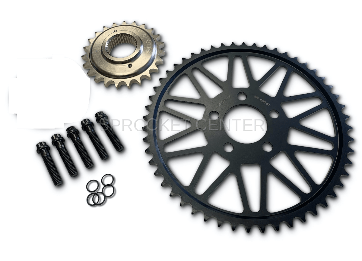 883 Sportster '0003 Chain Conversion Kit Steel Sprockets with Chain