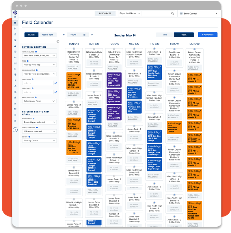 Scheduling Sprocket Sports