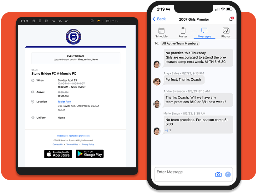 Communications Sprocket Sports