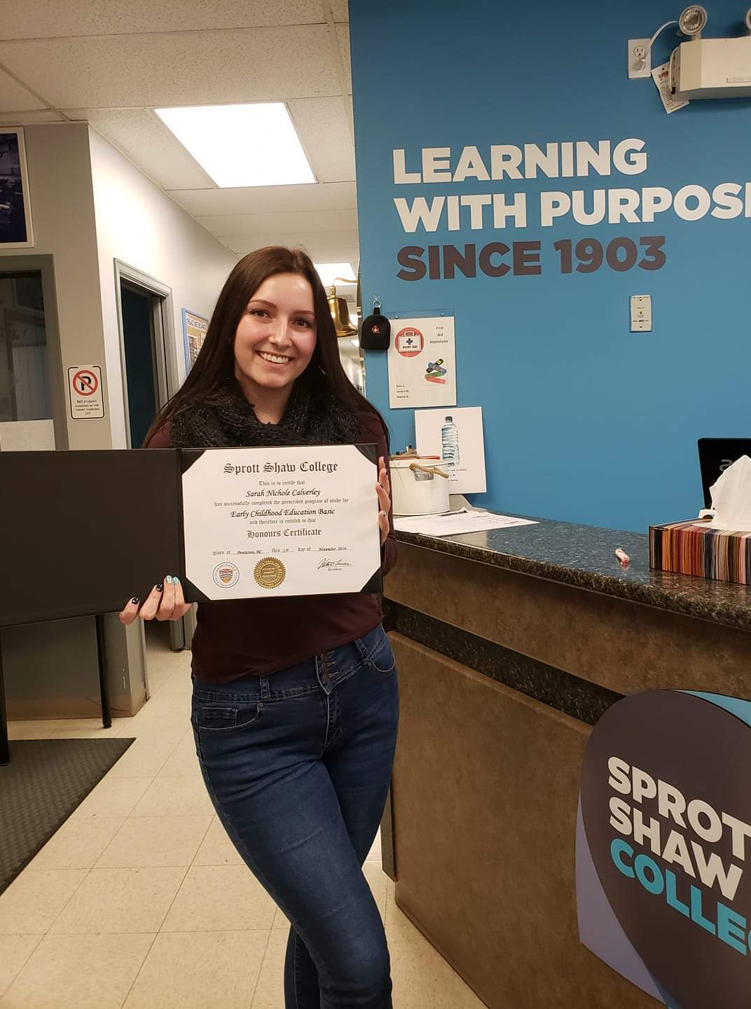 Sprott Shaw Hero Highlight Sarah Calverley Sprott Shaw College