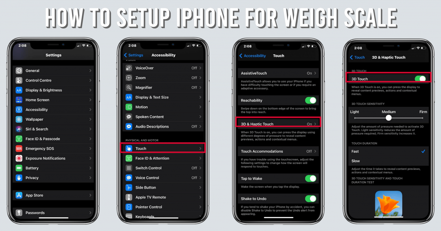 iPhone Weigh Scale. How To Do It. SPR
