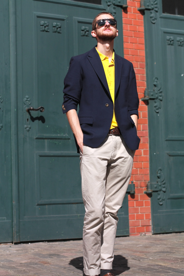 the blue blazer spruced