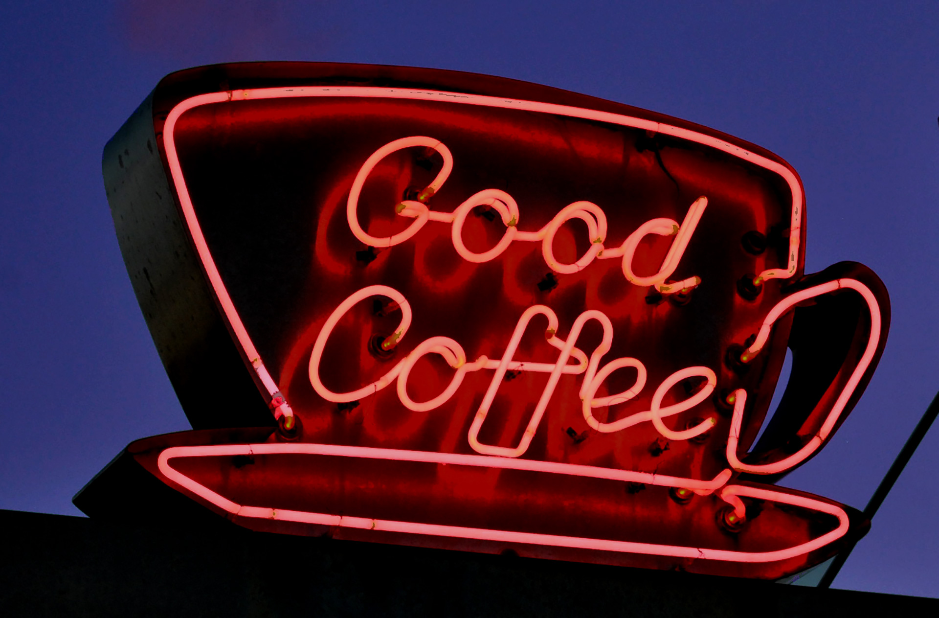 All Neon Like The Glowing, Glorious History Of Neon Coffee Art Sprudge Coffee