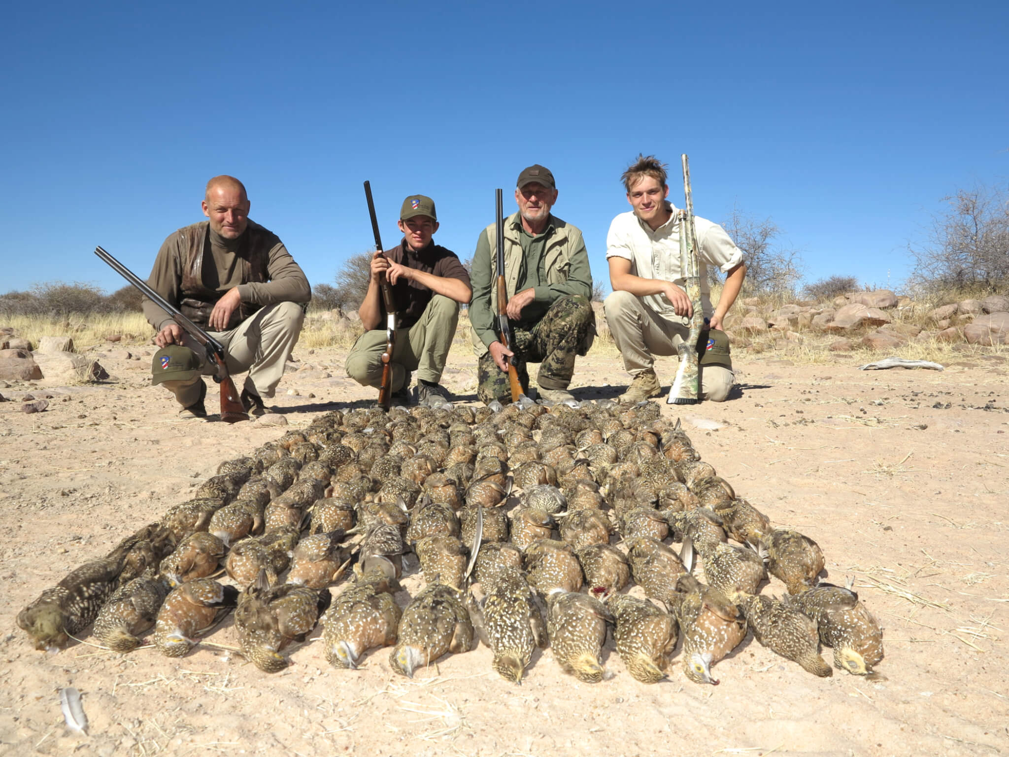 Namibia Wingshooting » Schalk Pienaar Hunting Safaris in Namibia