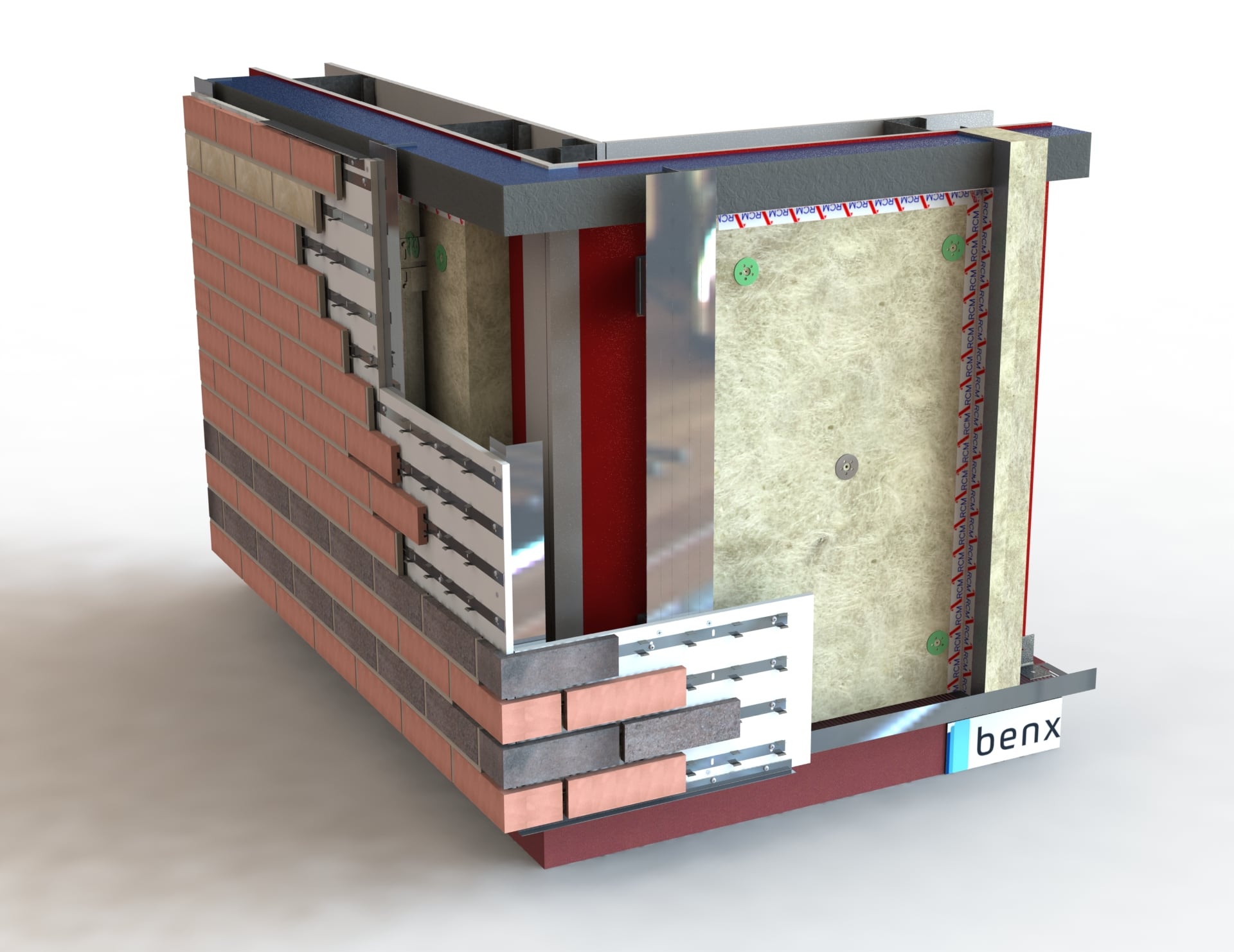 Slipfast® Mechanical Brick Slip System SPS Envirowall