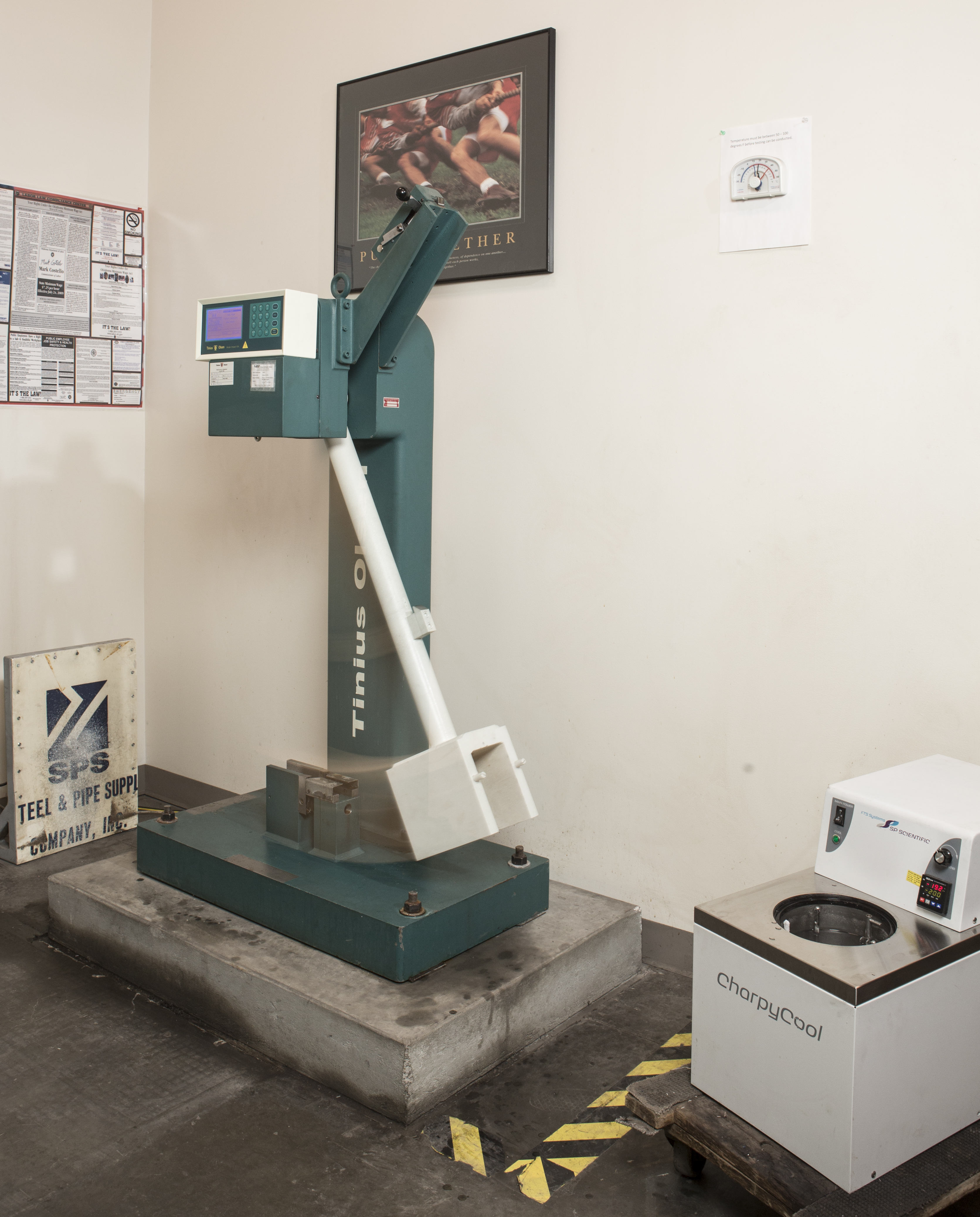 Charpy Testing SPS Metallurgical Laboratories