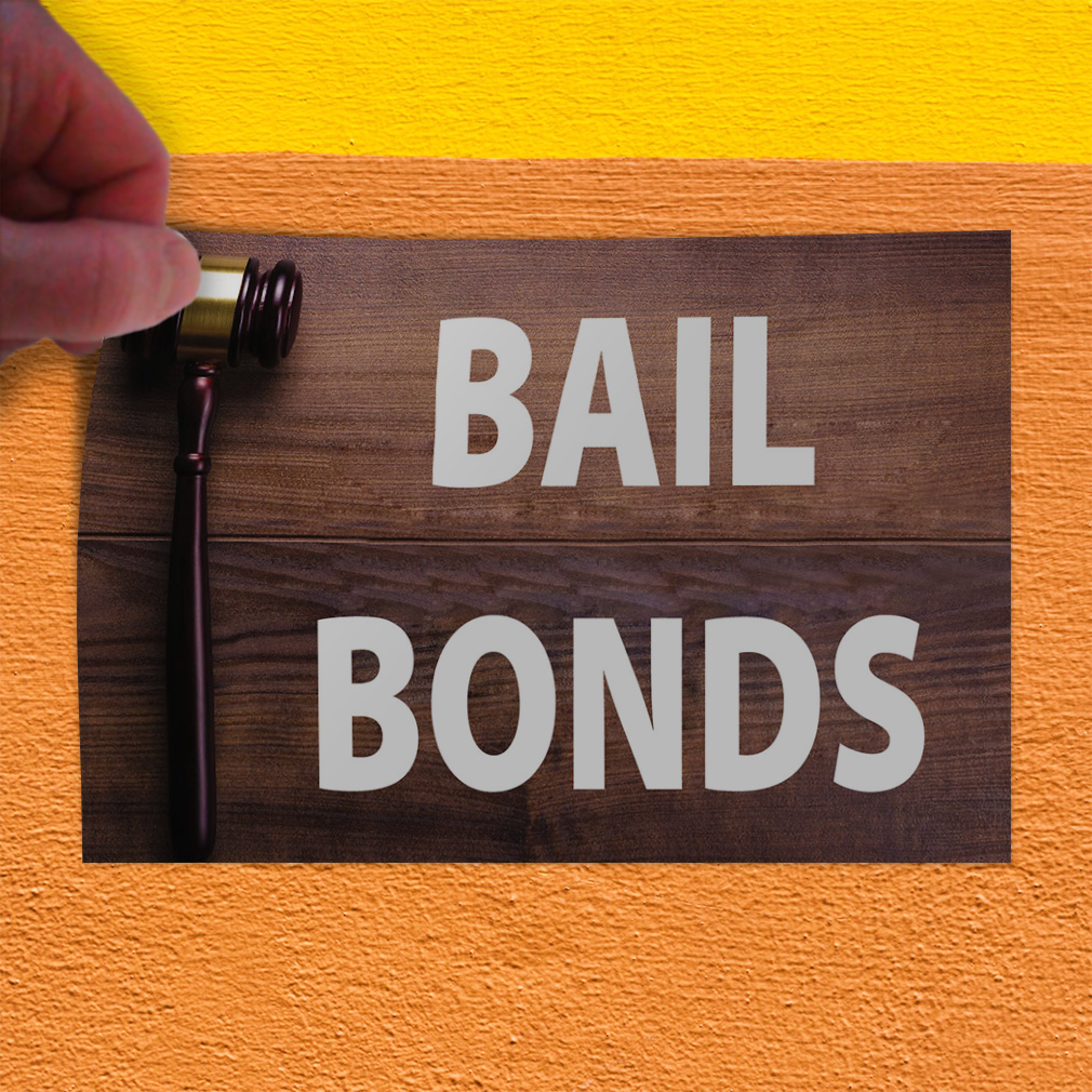 Decal Stickers Bail Bonds Red Vinyl Store Sign Label Business eBay