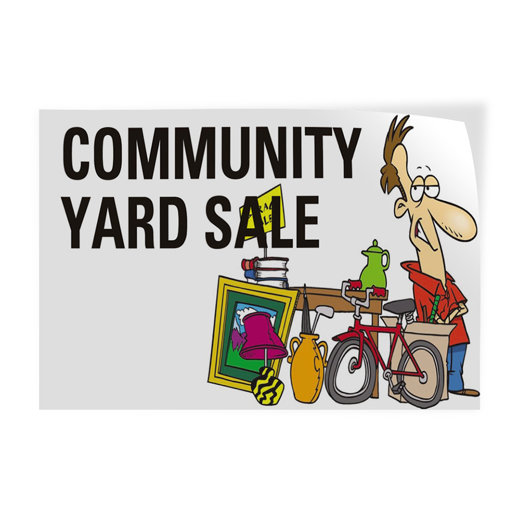 Neighborhood Yard Sale Signs