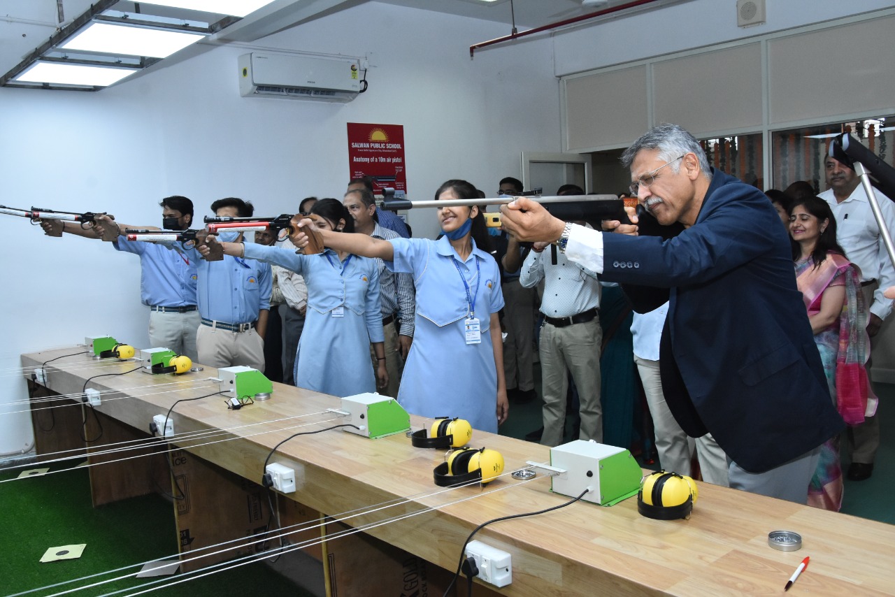 Inauguration of state of art Shooting Range Salwan Public School