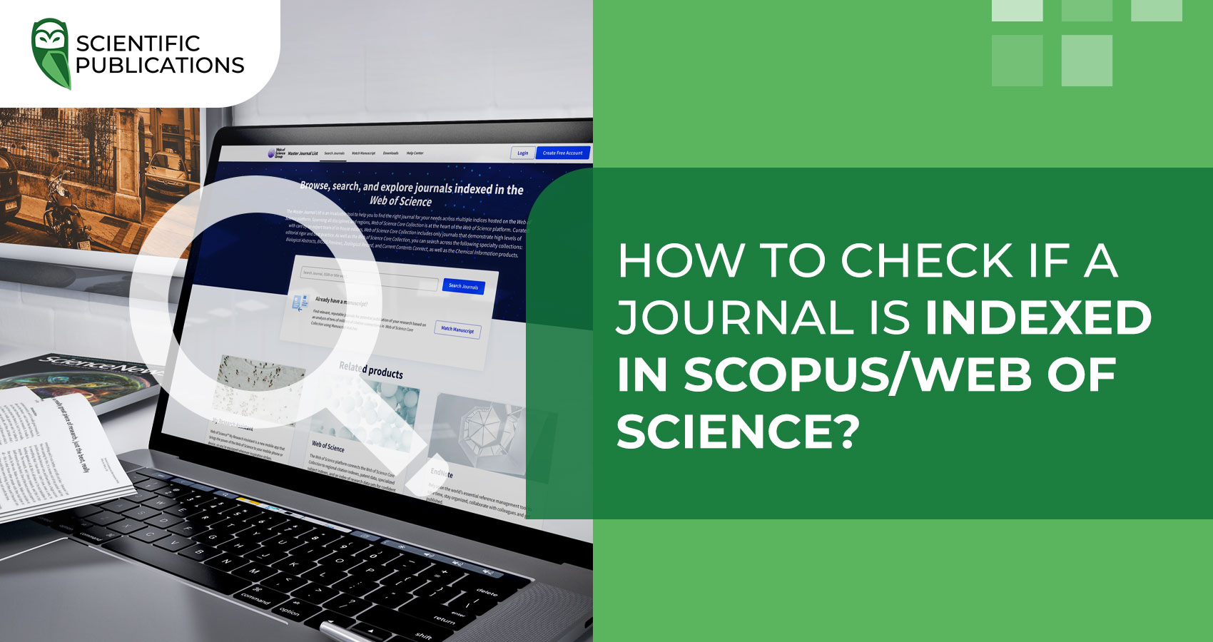 How to check if a journal is indexed in Scopus/ of Science?