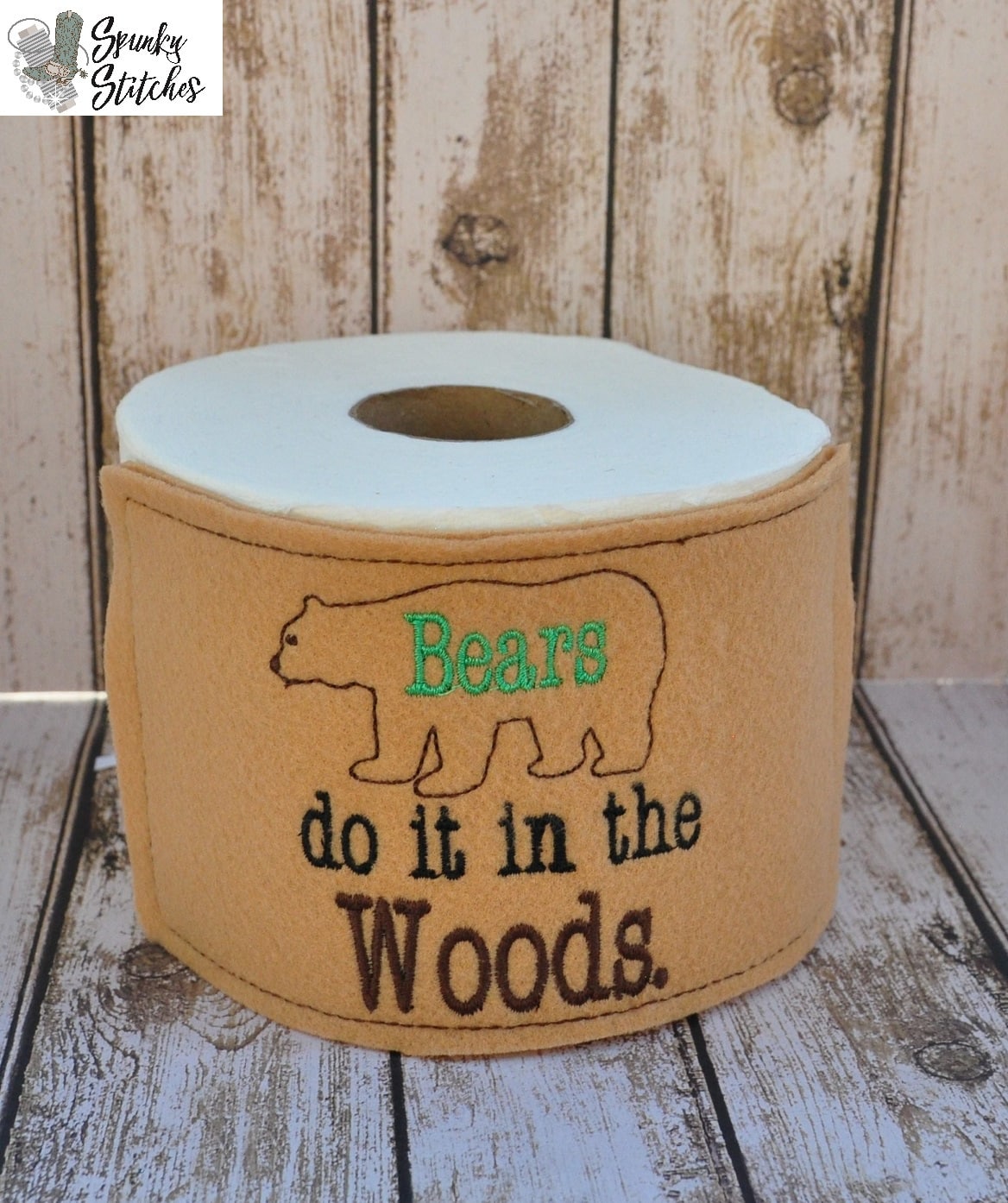 Bears Do it in the Woods Toilet Paper Wrap