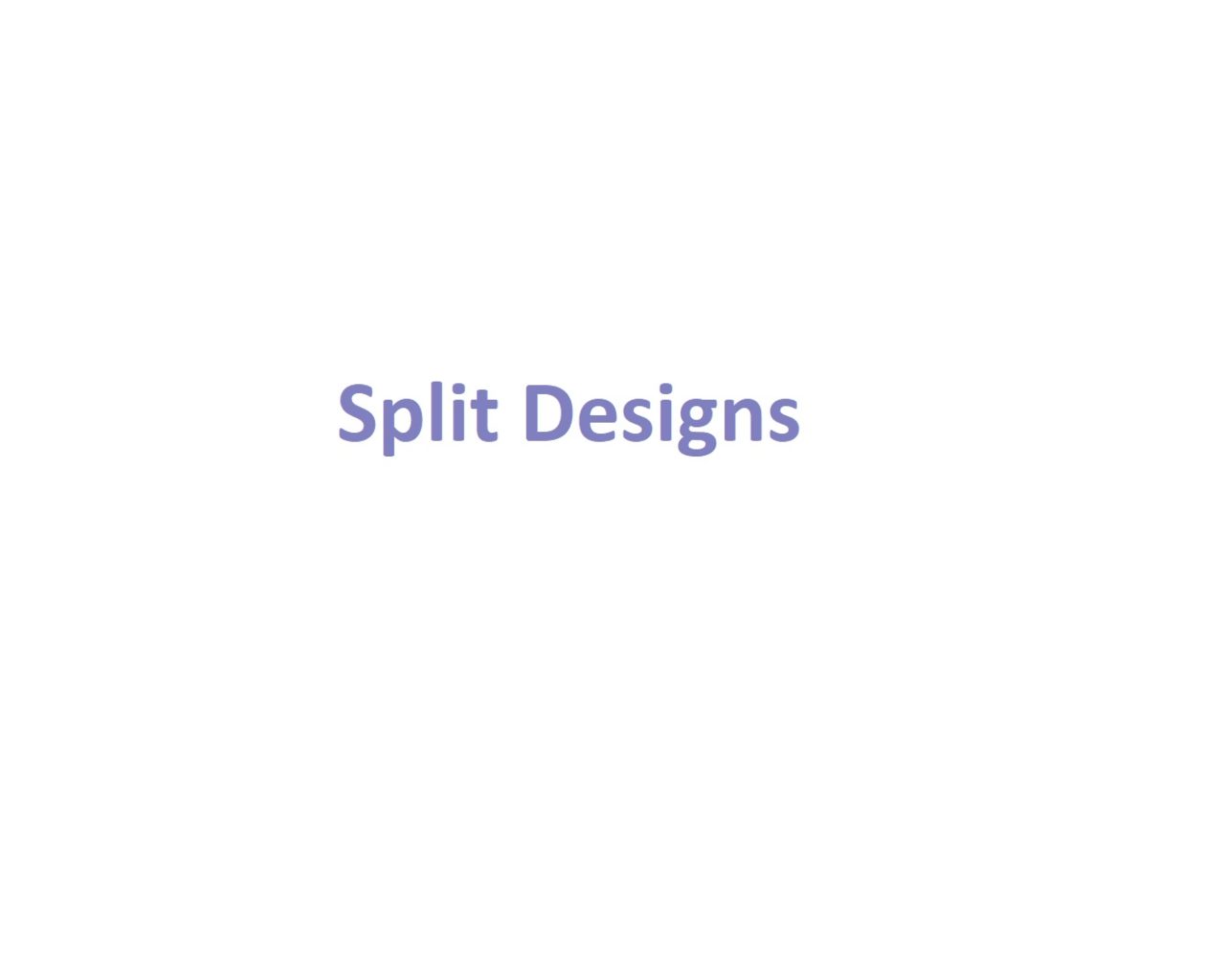 split-designs