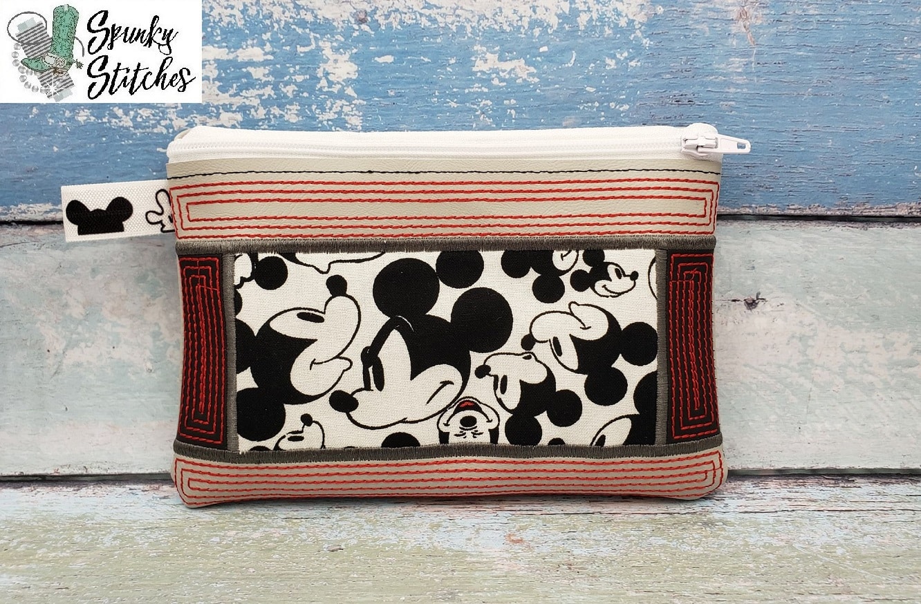 Rectangle Framed Zipper Bag