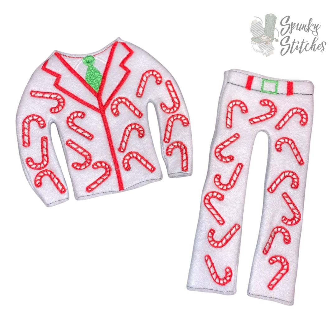 Candy Cane Elf Suit