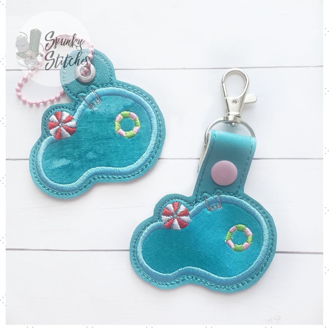 Pool Key Fob and Zipper Pull
