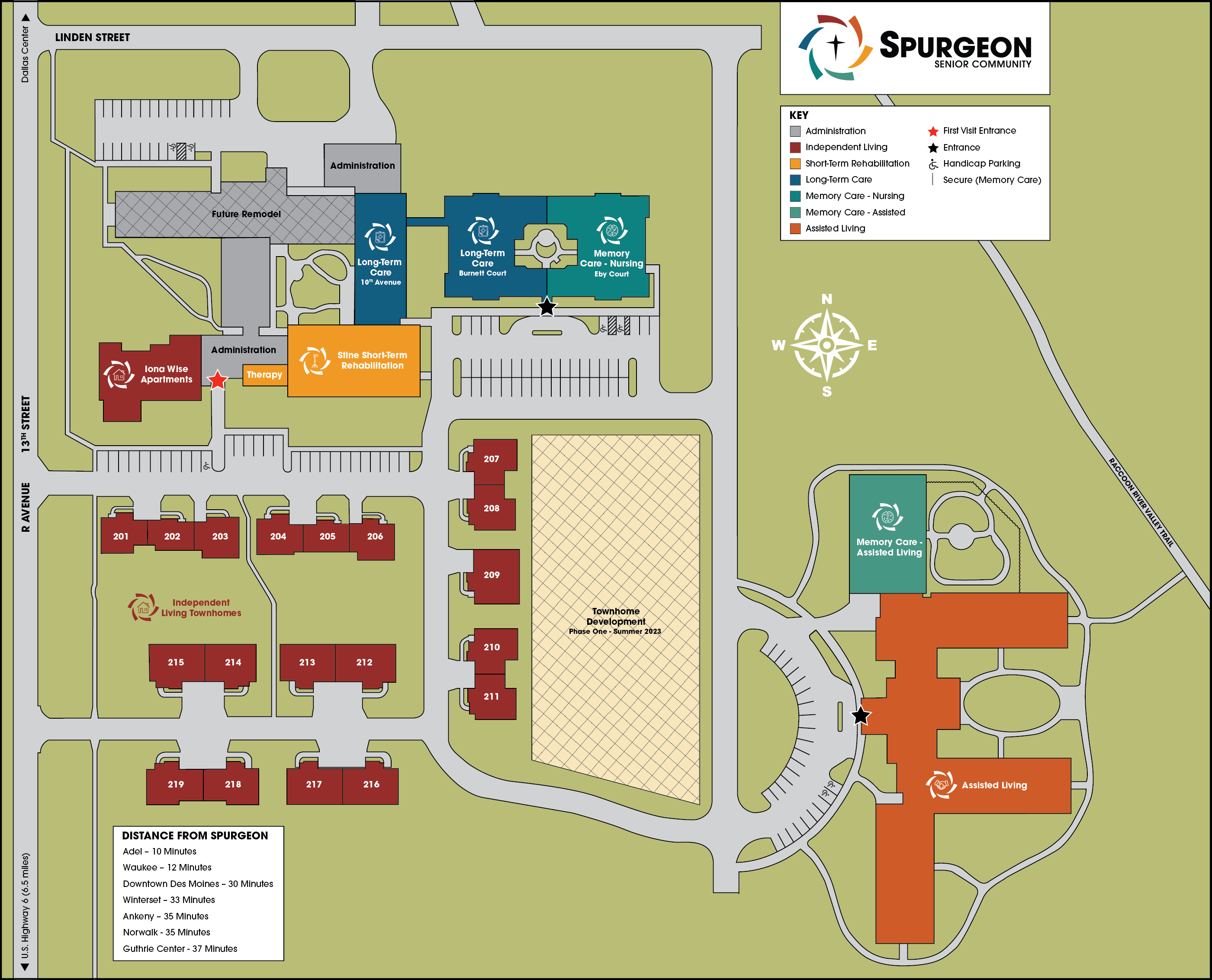 Spurgeon Campus Map Senior Community